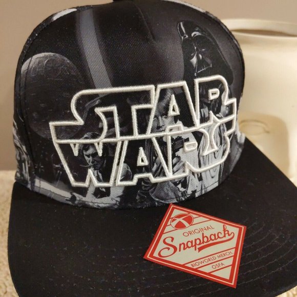 STAR WARS Character Embroidered Hat Snapback Lucasfilm LTD RN#115665 - Picture 2 of 13